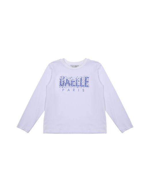 T-shirt, bambina, logata. GAELLE PARIS | 2741M00624WH